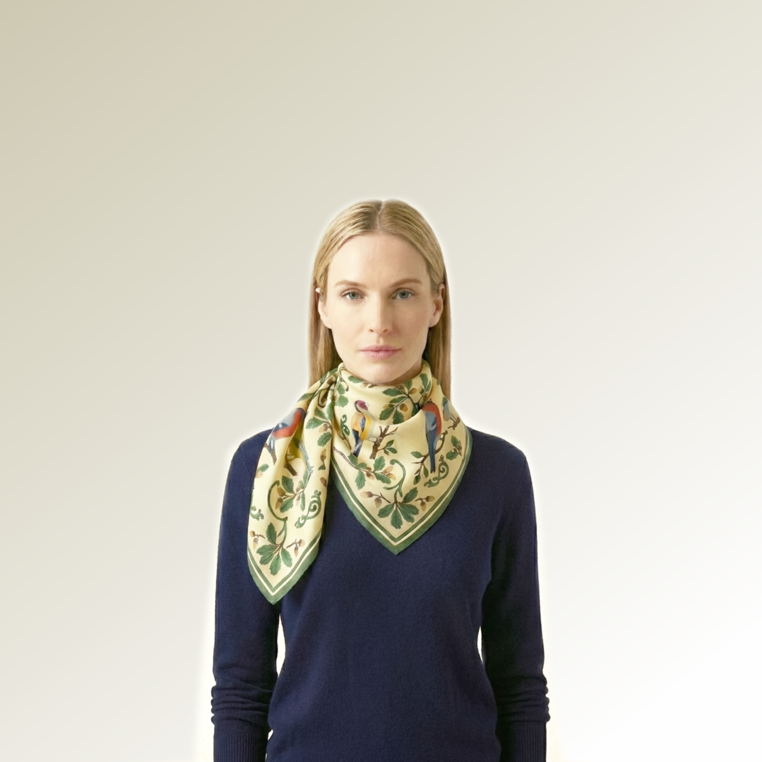 Carré de soie - Les oiseaux chantent